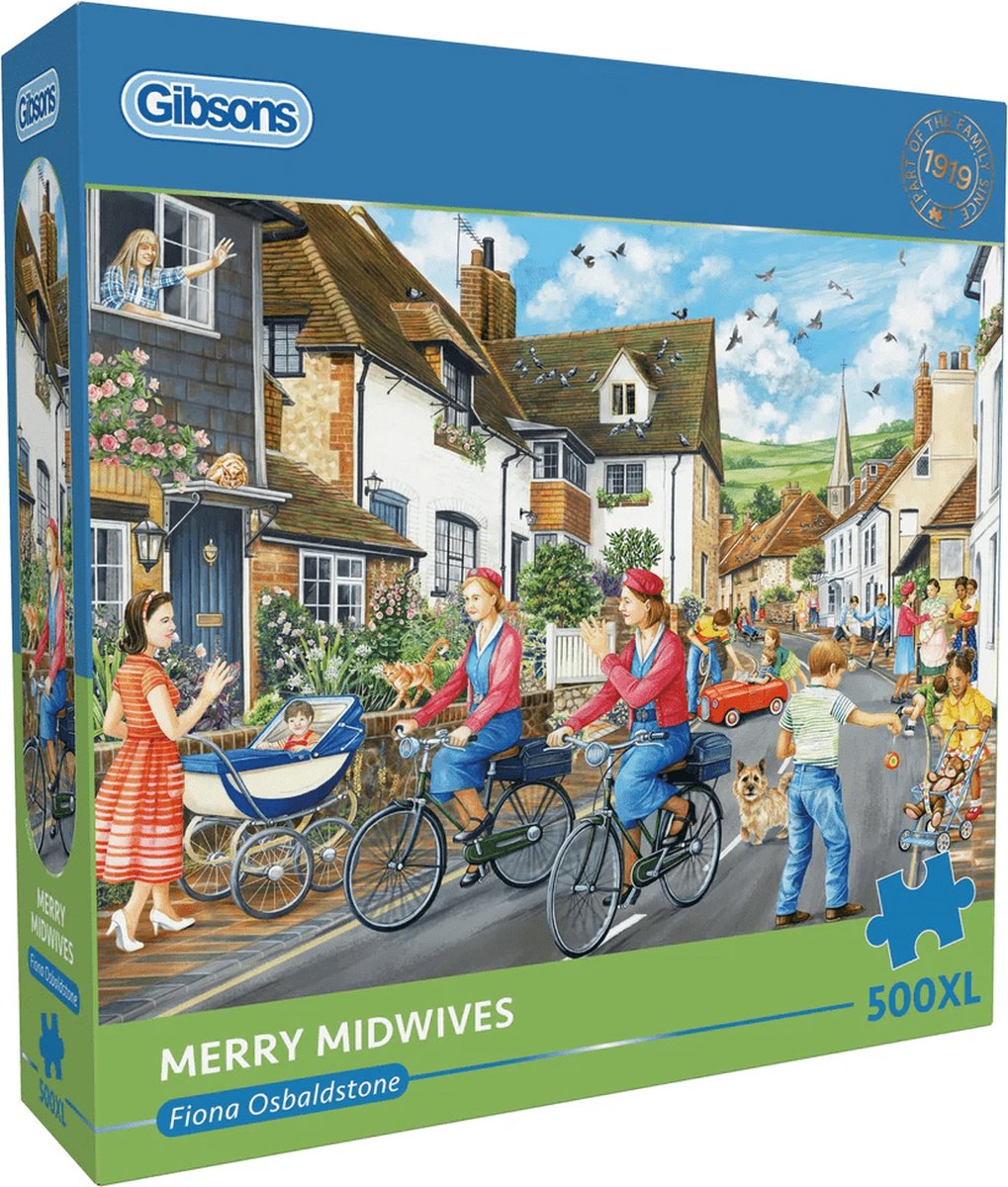 Gibsons - allegre ostetriche (di fiona osbaldstone) - pezzi 500xl 68×49 cm (l×a) - puzzle per adulti