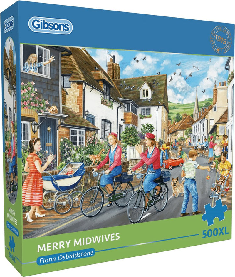 Gibsons - allegre ostetriche (di fiona osbaldstone) - pezzi 500xl 68×49 cm (l×a) - puzzle per adulti