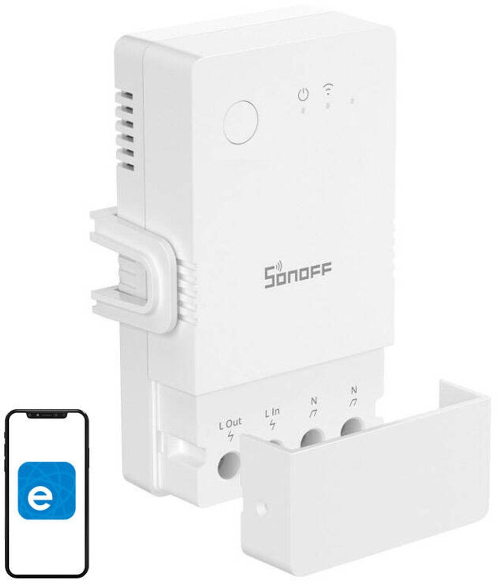 Interruptor WiFi Sonoff con función de medición de corriente POWR316 POW Origin