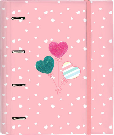4257 raccoglitore ad anelli blackfit8 globitos 27 x 32 x 3,5 cm rosa