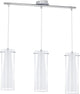 Eglo pinto - hanglamp - 3 lichts - chroom - helder, wit