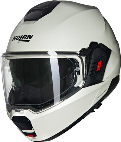 Casco Nolan n120-1 classico nobile 320 perla lucido sistema - taglia xs - casco