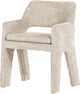 Vtwonen bigfoot eetkamerstoel - chenille - zand beige - 78x57x56 cm