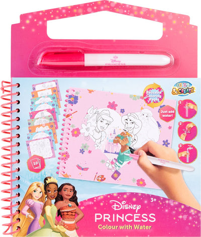 Libro para colorear al agua canenco princesas disney
