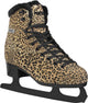Roces – leopard – kunstschaatsen – schaatsen dames – bruin – warme fleece voering klassieke stabiliteit – maat eu 42