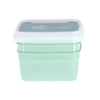 Dbp alaska diepvriesdozen vierkant 0.5l 3 stuks mintgroen