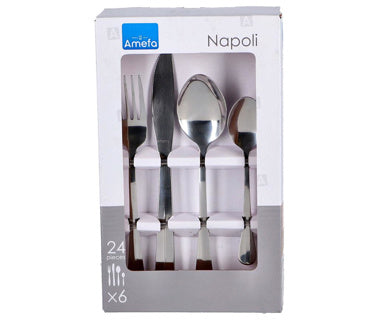 AMEFA CUALLERY SET NAPOLI de 24 piezas