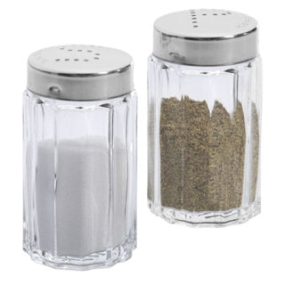 Westmark Westmark Pepper y sal de acero inoxidable de vidrio