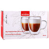 SCHAäfer Mug Double -Set da 350 ml di 2 con maniglia