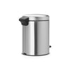 Brabantia Brabantia Newicon Pedal Bin 5L Acero mate
