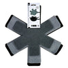 Excelente Housware Housware Pan Protectores 38-26 cm 6 piezas gris negro