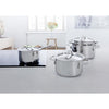Bk profiline steelpan met deksel ø14 cm