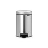 Brabantia Newicon Pedal Secket, 3L - Matt Steel