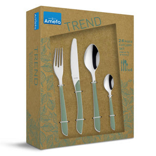 Posate Amefa Set eclat 24 -pezzetto verde