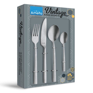 Posate Amefa Set Vintage Stonewash 16 -pezzetto