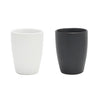 Taza de café sin oreja en blanco o negro 340 ml