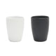 Taza de café sin oreja en blanco o negro 340 ml