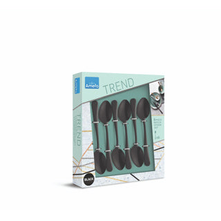 AMEFA TEASPOONS NERO 6 pezzi