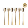 Amefa Austin Latte Spoons Gold 6 pezzi