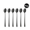 Amefa Latte Spoons Black 6 pezzi