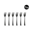 Amefa gebaksvorkjes black 6 stuks