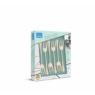 Amefa Cakes Fork Champagne 6 pezzi