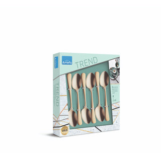 AMEFA AUSTIN TEASPONI GOLD 6 pezzi