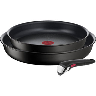Equipo de cocción Tefal Tefal Ingenio Desarrollo ilimitado de oso 24+28 cm con mango negro