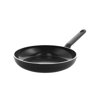 Bk easy induction koekenpan 26cm - pfas-vrije antikleeflaag - koekenpan inductie - keramische pan - ovenbestendig tot 160°c - koudgrepen - zwart