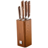 Amefa messenblok 5 delig in carbonized eshwood - afbeelding 2