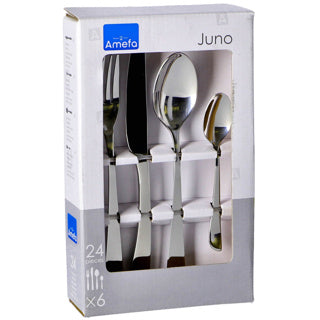 Amefa amefa set de cubiertos de 24 piezas Juno