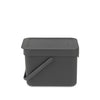 Brabantia sort go prullenbak - 6 liter - dark grey