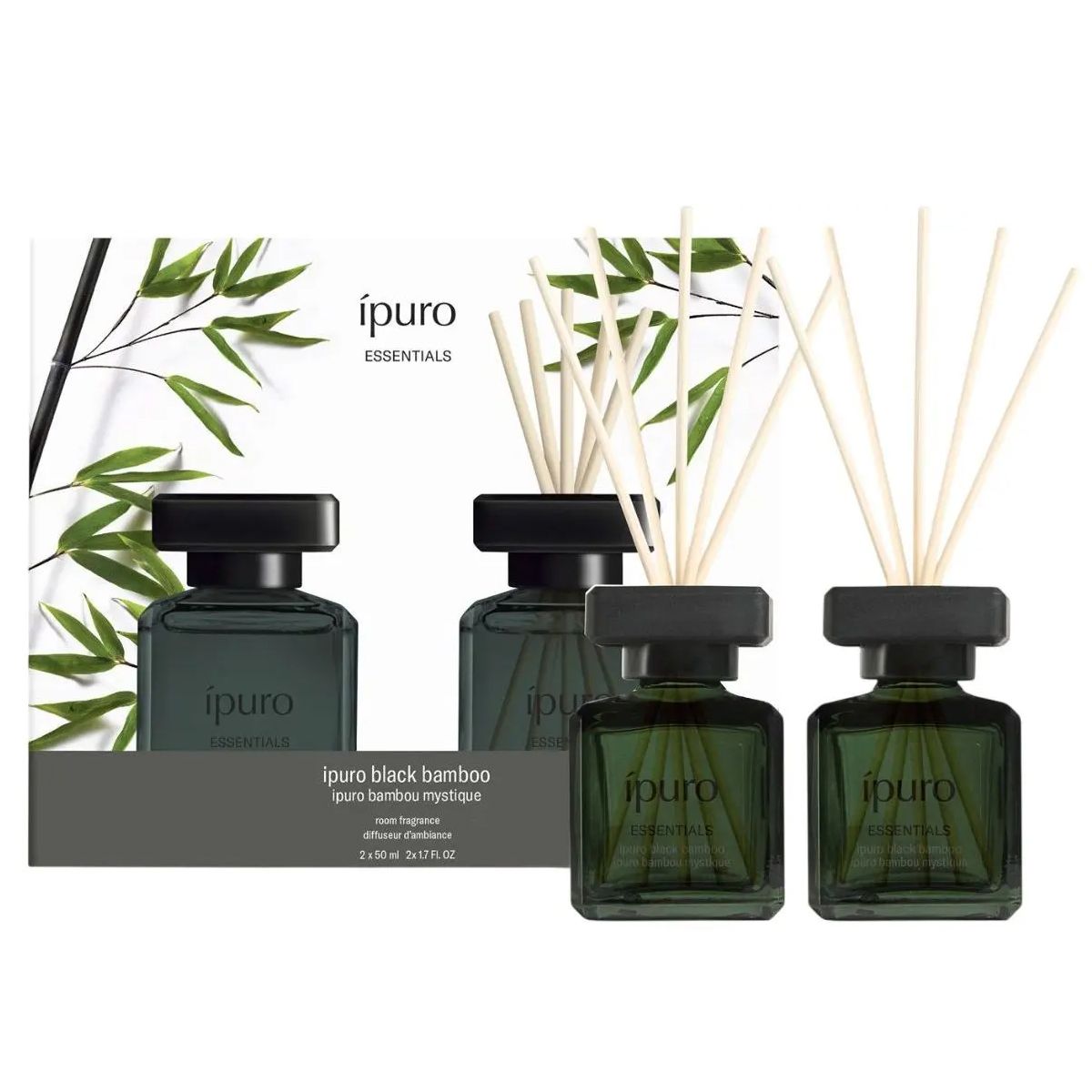 Ipuro fragrance diffuser black bamboo 2 x 50 ml