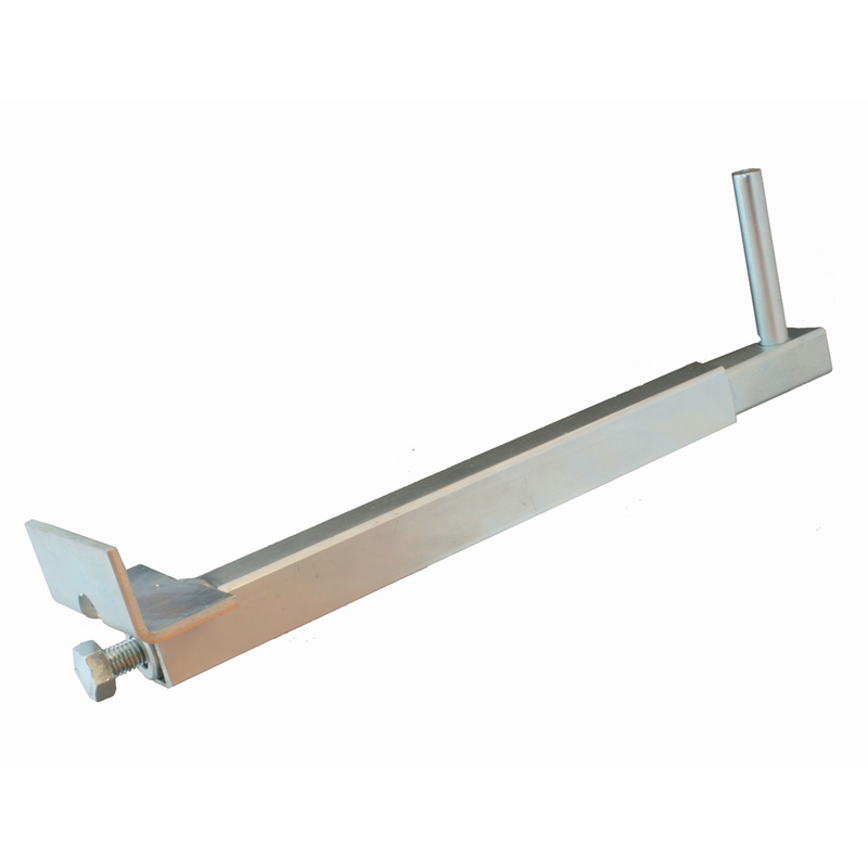 Morsetto per facciata Gb 370x80 zincato 350-460 mm etichetta | 1 pezzo - 17710205