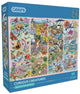 Gibsons - creature curiose (di Janice Daughters) - 1000 pezzi 68×49 cm (l×a) - puzzle per adulti