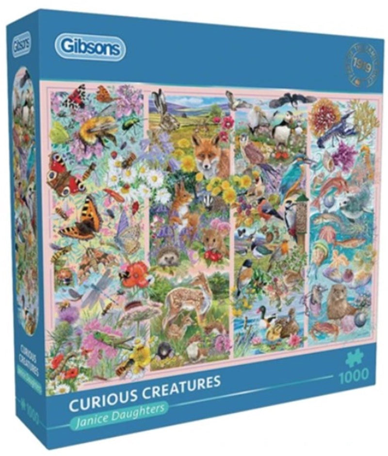 Gibsons - creature curiose (di Janice Daughters) - 1000 pezzi 68×49 cm (l×a) - puzzle per adulti