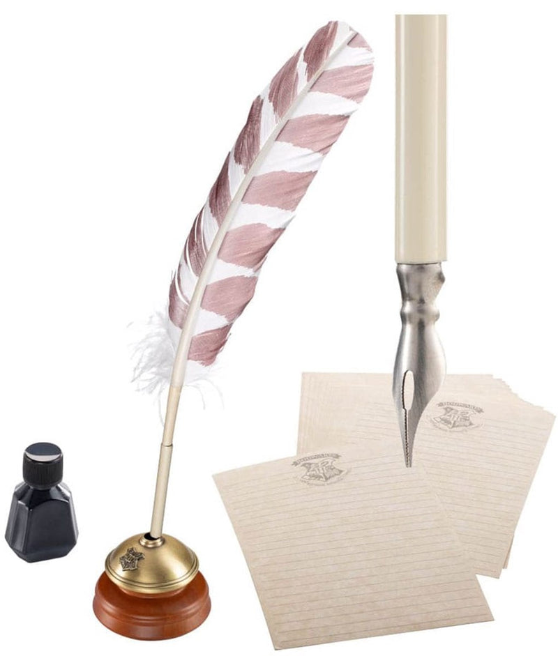 Collezione Noble replica di Harry Potter Hogwarts penna da scrittura di Hogwarts con carta intestata di Hogwarts replica di 31 cm: in scala ridotta