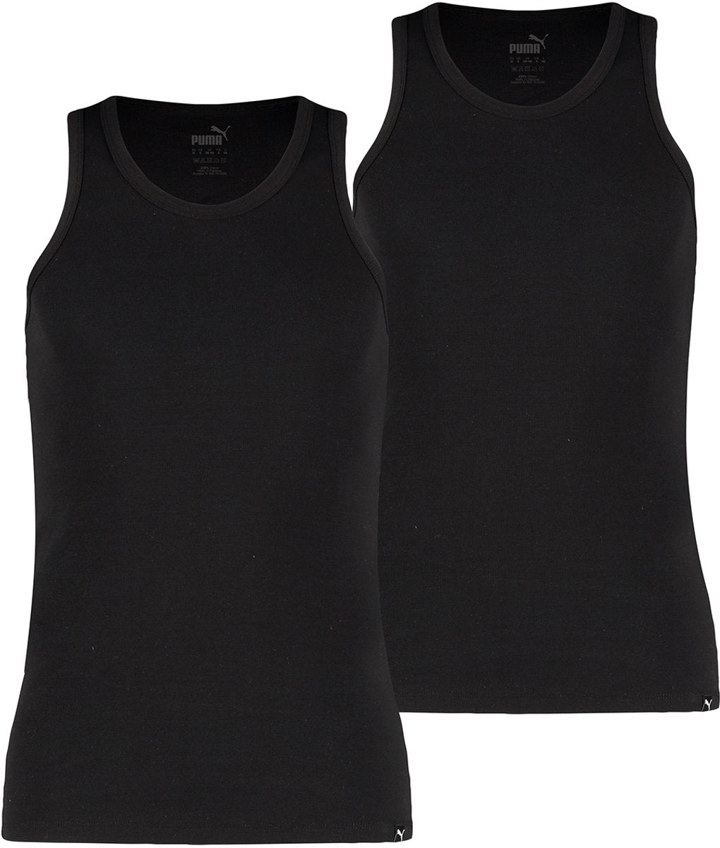 Puma heren everyday hemd - black - s - 2 paar