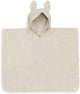 Poncho da bagno Jollein in spugna sabbia