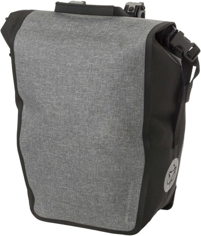 Refugio para bolsa de bicicleta individual Agu clean click'ngo medio gris melange