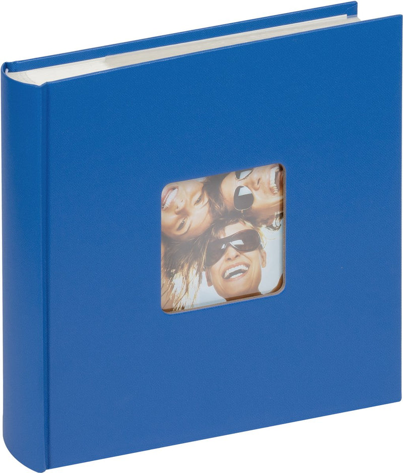 Walther me-110-z fun - álbum de notas - 200 fotos 10 x 15 cm - azul real
