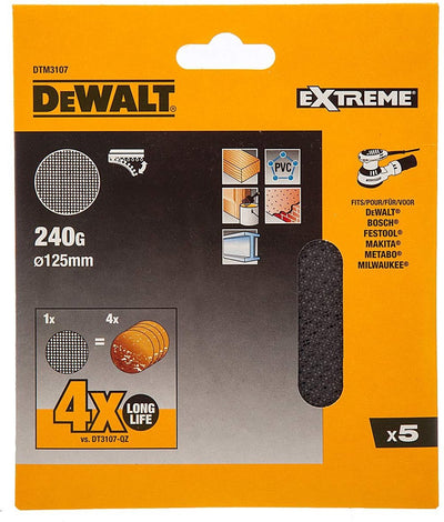 Accesorios Dewalt malla lija malla ø125mm k240 - dtm3107-qz