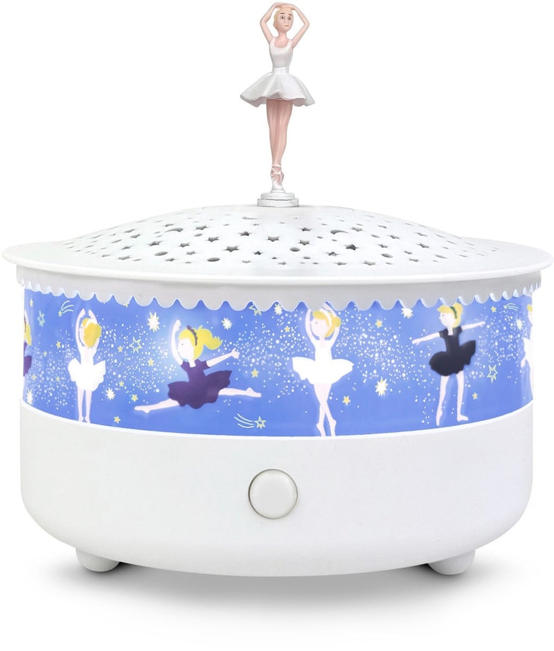 Ballerina proiettore stellare Trousselier con sensore musica e pianto - incantevole cielo stellato per il tuo piccolo, spegnimento automatico e cavo USB incluso