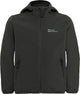Giacca outdoor per bambini Jack wolfskin fourwinds - granito nero - 140