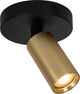 Lucide ritmo - plafondspot (plafondlamp) - ø 10 cm - 1xgu10 (mr11) - mat goud messing