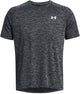 Under Armor UA Tech Texture Red SS-BLK Men's Sports Shirt - Black - White