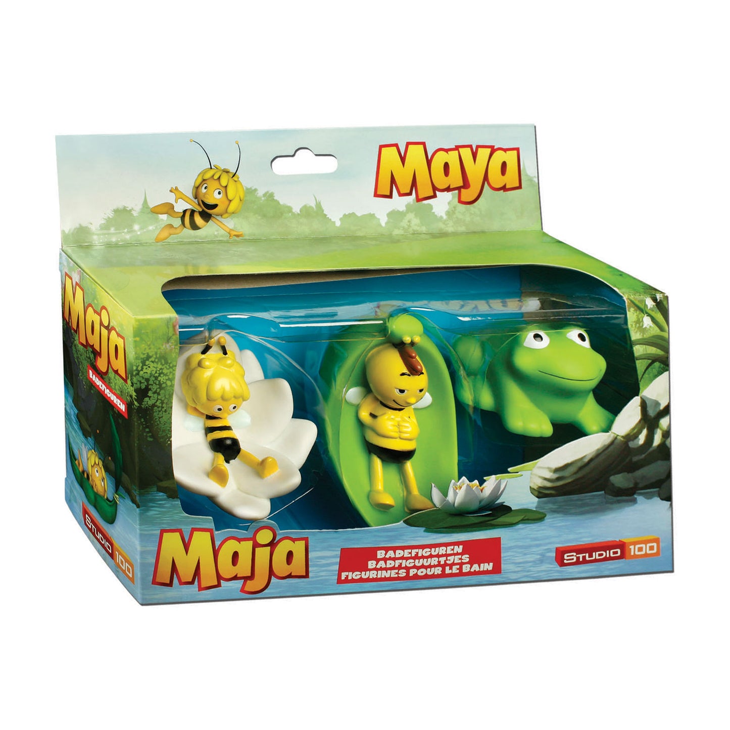 Studio 100 Figurine da bagno dell'ape Maya, 3 pezzi.