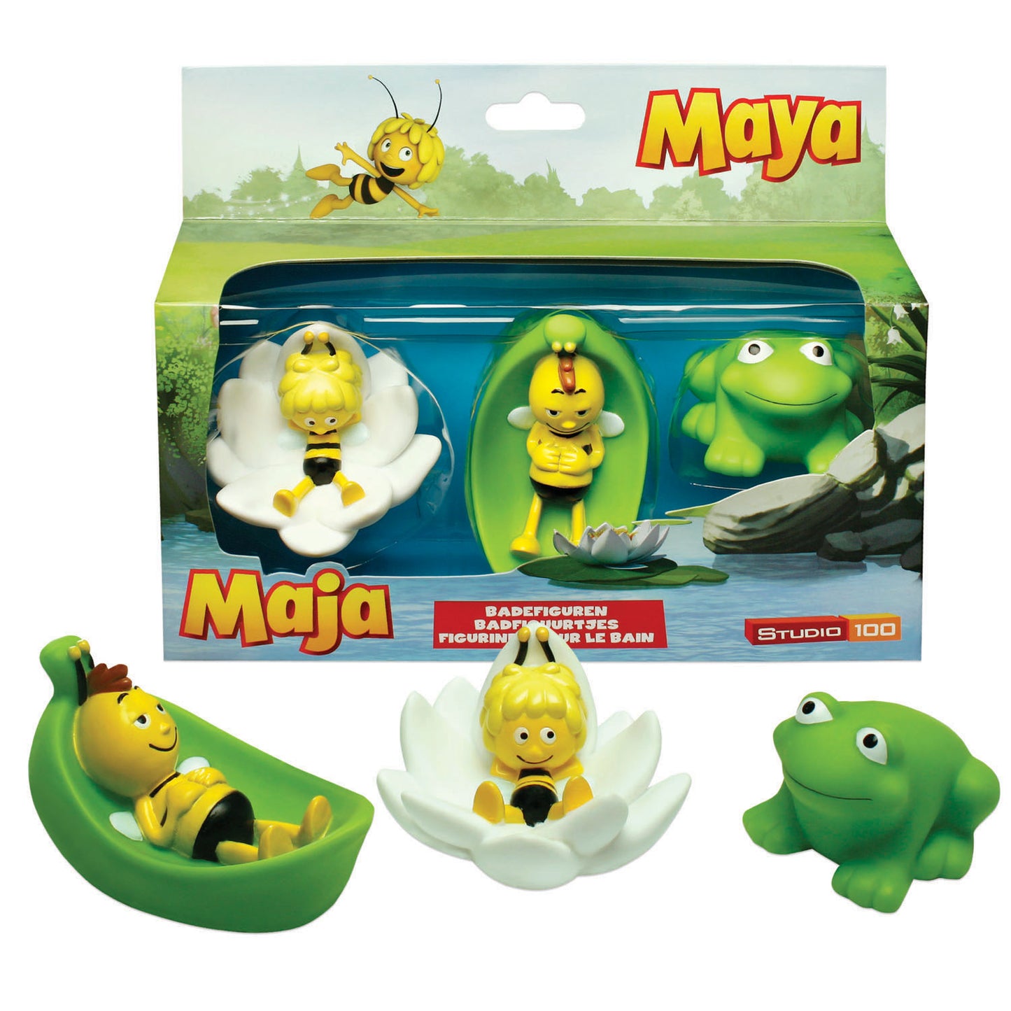 Studio 100 Maya la Abeja Figuras de baño, 3pcs.