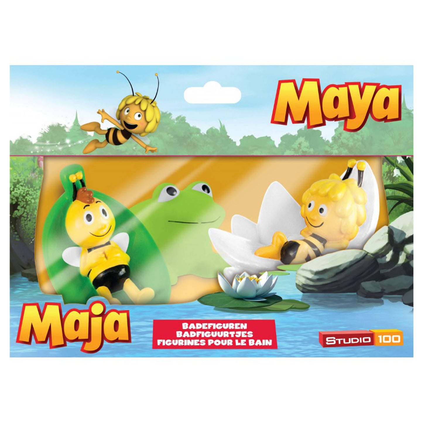 Studio 100 Figurine da bagno dell'ape Maya, 3 pezzi.