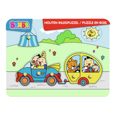 Estudio 100 Puzzle de madera coche